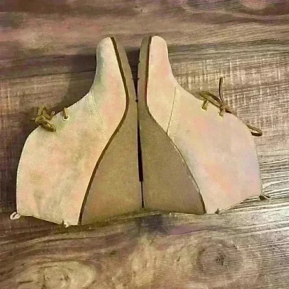 Sperry Harlow Wedge Chukka Bootie Tan Sz 8.5 - Picture 5 of 12